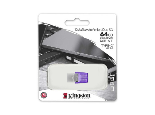 Флеш накопители KINGSTON DataTraveler microDuo 3C 64GB (DTDUO3CG3/64)