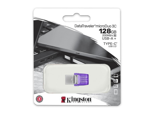 Флеш накопители KINGSTON DataTraveler microDuo 3C 128GB (DTDUO3CG3/128)