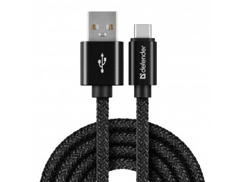 Մալուխ DEFENDER USB09-03T PRO 1M (BK) 