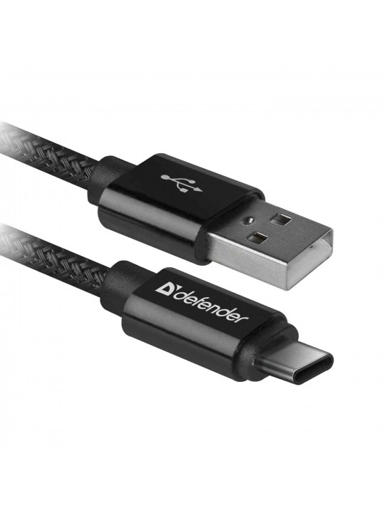 Cable DEFENDER USB09-03T PRO 1M (BK) 