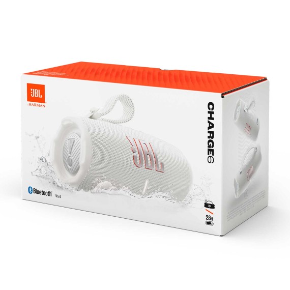 Bluetooth динамик JBL Charge 6 (White) 