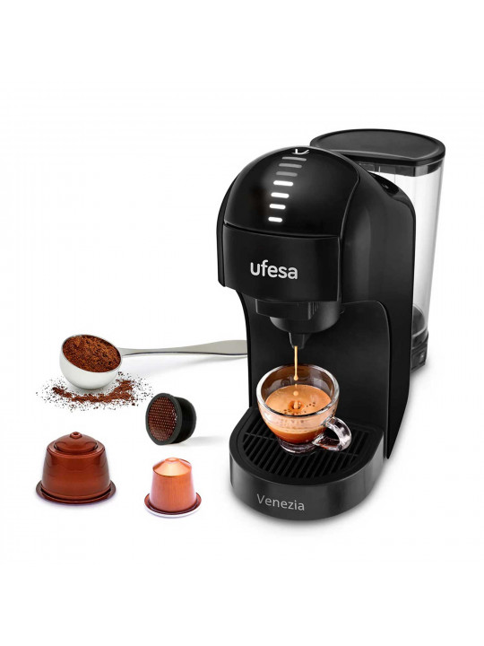 Կապսուլային սրճեփներ UFESA VENEZIA BLACK 