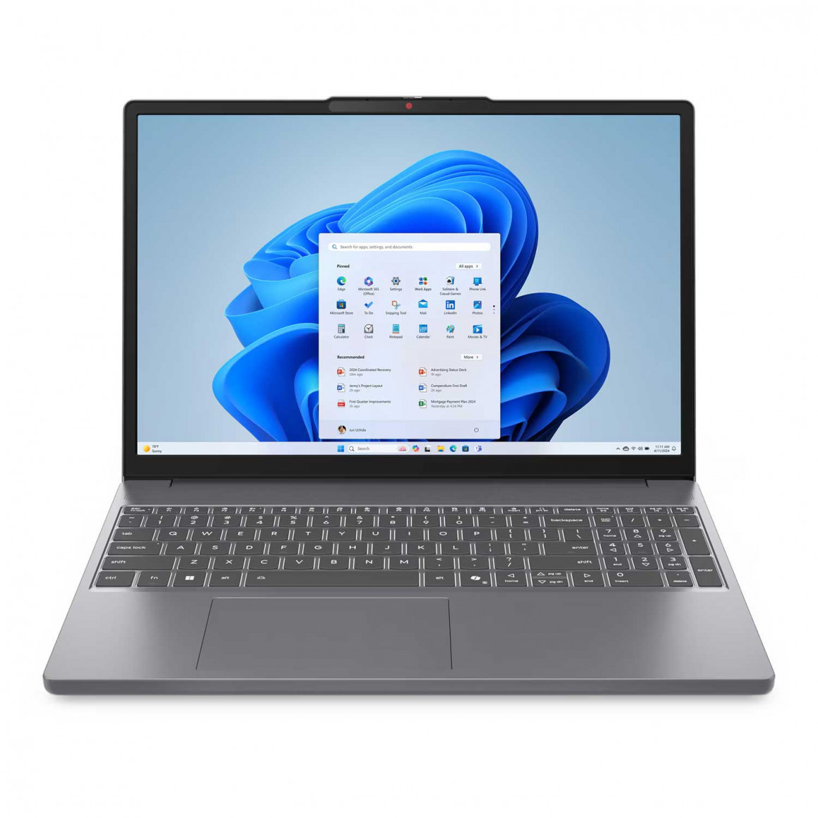 Notebook LENOVO IdeaPad Slim 3 16IRH10R (Core 5 210H) 16 16GB 1TB (Luna Grey) (83K5000CRK)
