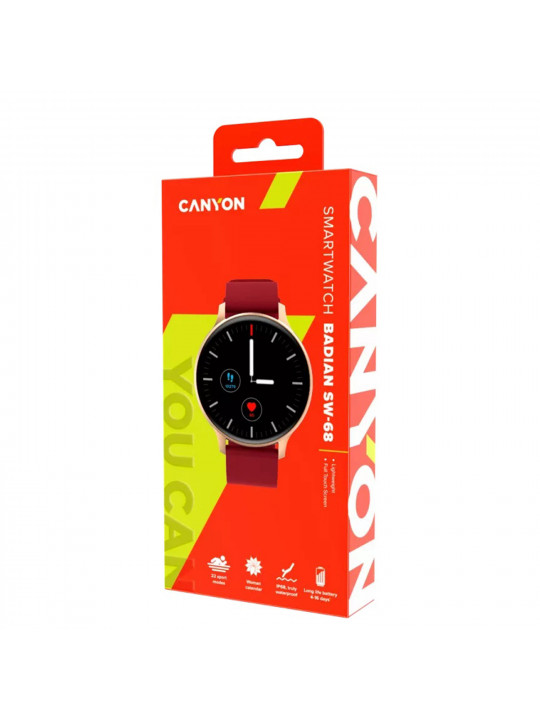 Смарт-часы CANYON Badian CNS-SW68RR (RD) 