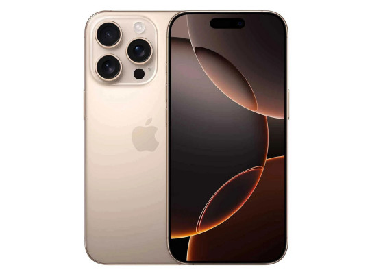 Смартфон APPLE iPhone 16 Pro 128GB (Desert Titanium) (A3293) (MYNF3HX/A)