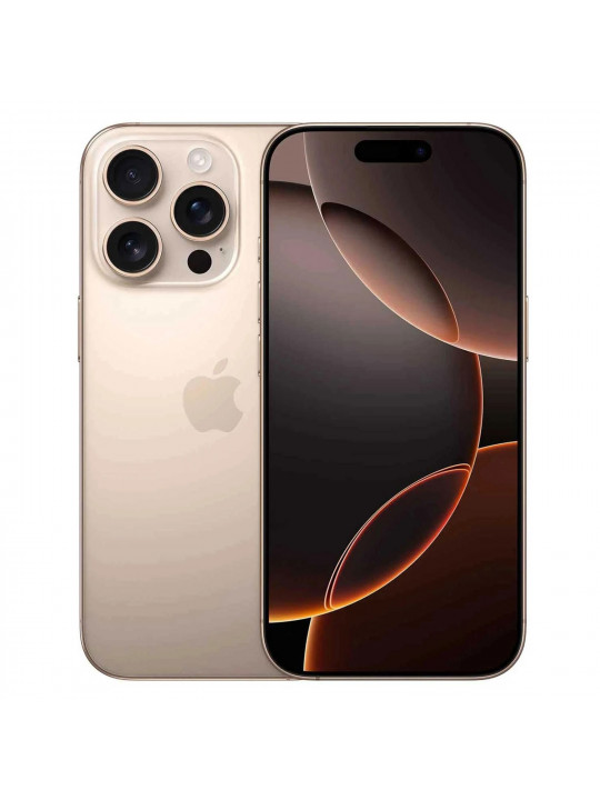 Սմարթ հեռախոս APPLE iPhone 16 Pro 128GB (Desert Titanium) (A3293) (MYNF3HX/A)