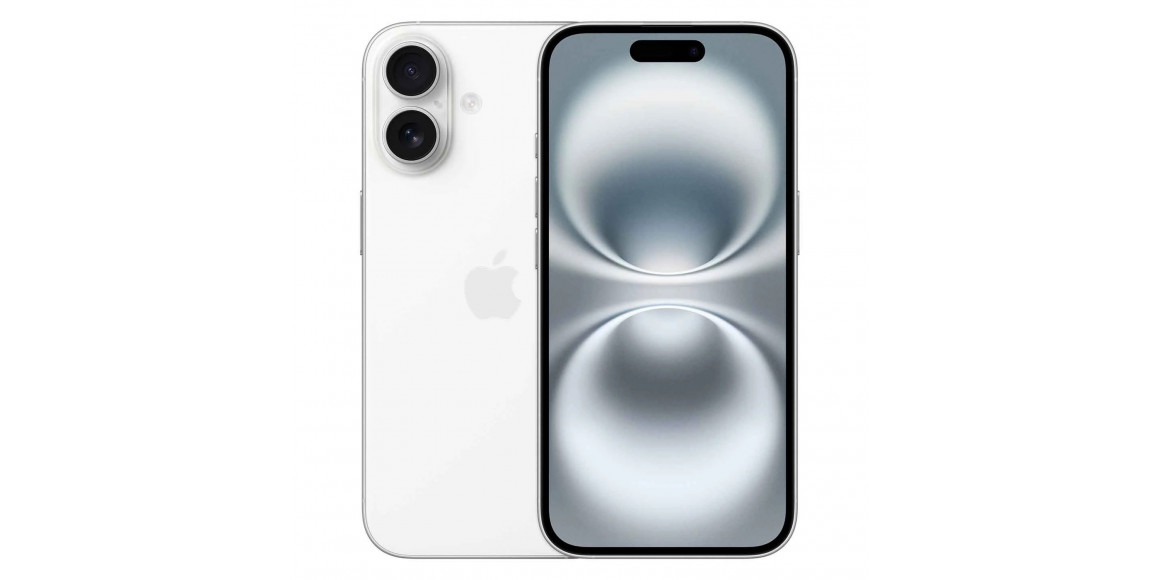 Սմարթ հեռախոս APPLE iPhone 16 128GB (White) (A3287) (MYE93ZD/A)