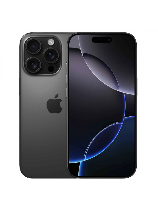Смартфон APPLE iPhone 16 Pro 256GB (Black Titanium) (A3293) (MYNH3HX/A)