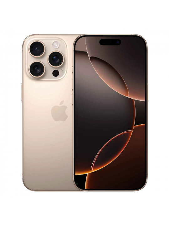 Սմարթ հեռախոս APPLE iPhone 16 Pro 128GB (Desert Titanium) (A3293) (MYNF3HX/A)