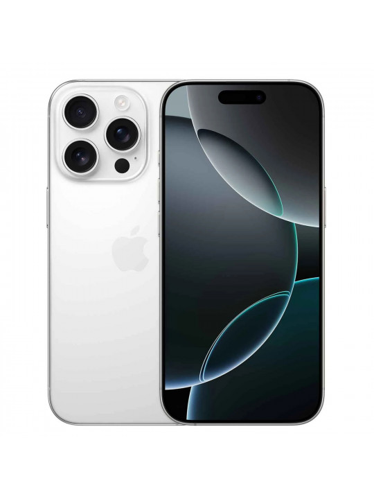 Смартфон APPLE iPhone 16 Pro 128GB (White Titanium) (A3293) (MYNE3HX/A)