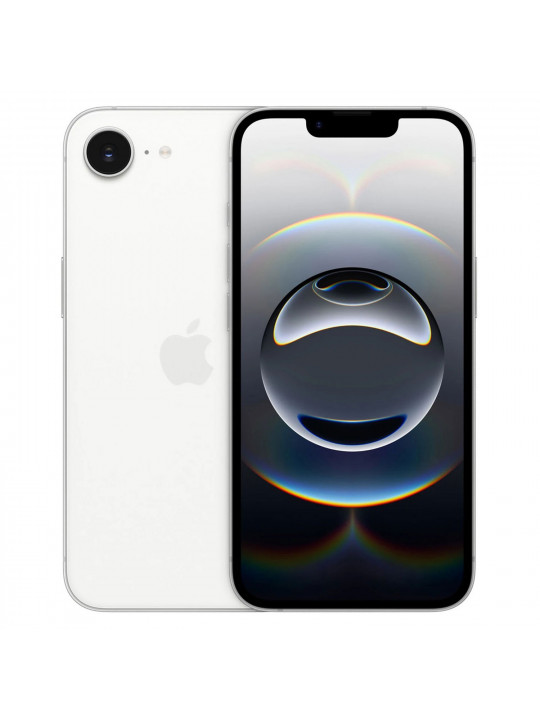 Smart phone APPLE iPhone 16e 256GB (White) (A3409) (MD1W4HX/A)