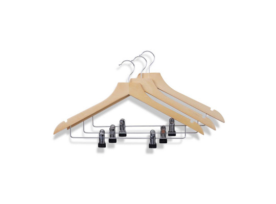 Вешалкa PAN HOME 262JHC9900021 WOODEN SET 3PC 