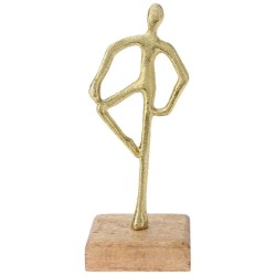 Decorate objects KOOPMAN STATUE 21CM 3ASS GOLD (130639) (A68120530)