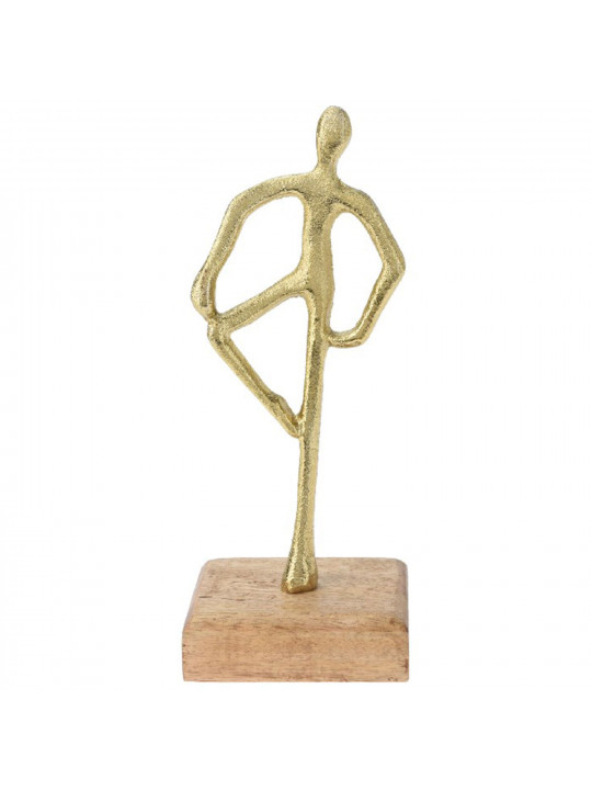 Decorate objects KOOPMAN STATUE 21CM 3ASS GOLD (130639) (A68120530)