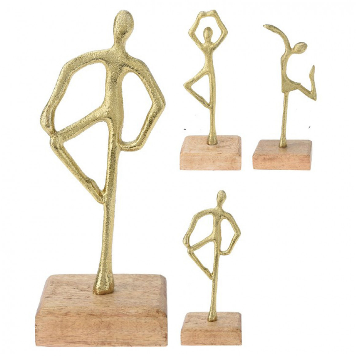 Декоративные акссесуары KOOPMAN STATUE 21CM 3ASS GOLD (130639) (A68120530)