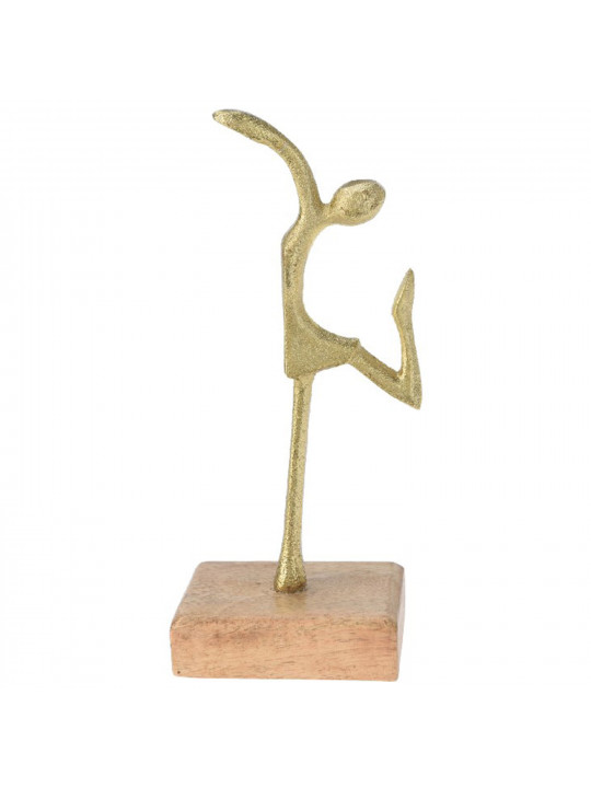 Decorate objects KOOPMAN STATUE 21CM 3ASS GOLD (130639) (A68120530)