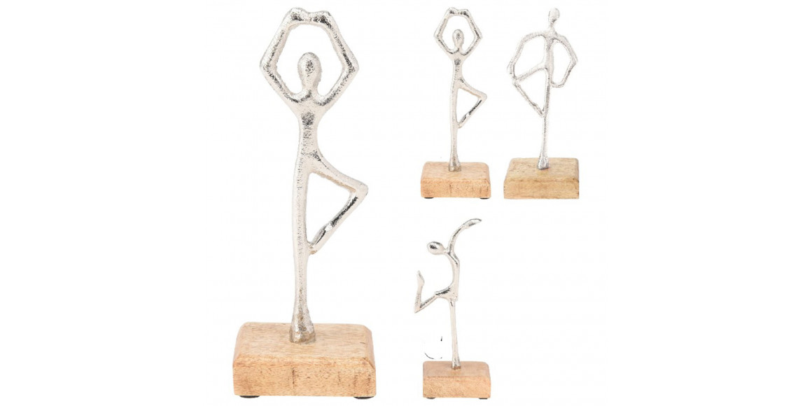 Декоративные акссесуары KOOPMAN STATUE 21CM 3ASS SILVER (049733) (A68120540)