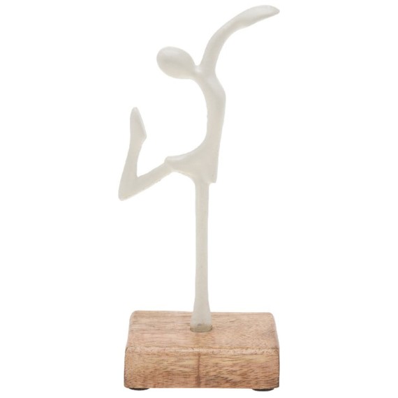 Decorate objects KOOPMAN STATUE 21CM 3ASS WHITE (130851) (A68120550)