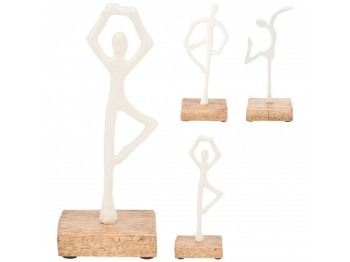 Декоративные акссесуары KOOPMAN STATUE 21CM 3ASS WHITE (130851) (A68120550)