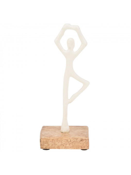 Decorate objects KOOPMAN STATUE 21CM 3ASS WHITE (130851) (A68120550)