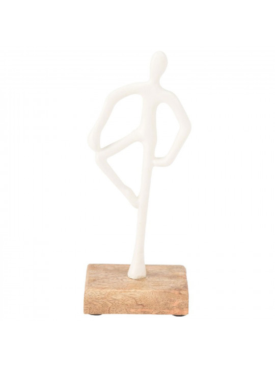 Decorate objects KOOPMAN STATUE 21CM 3ASS WHITE (130851) (A68120550)