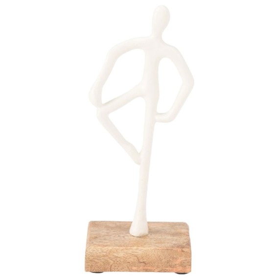 Decorate objects KOOPMAN STATUE 21CM 3ASS WHITE (130851) (A68120550)