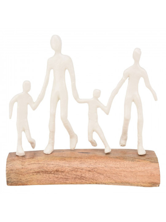 Decorate objects KOOPMAN STATUE FAMILY 23CM 2ASS WHITE (132985) (A68120670)