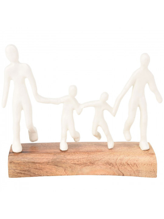 Decorate objects KOOPMAN STATUE FAMILY 23CM 2ASS WHITE (132985) (A68120670)