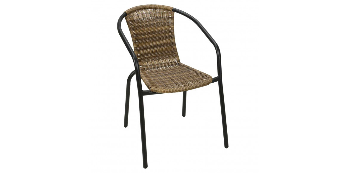 Садовый стул KOOPMAN CHAIR STACKABLE RATTAN BROWN (X58000050)