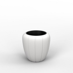 Flower pot LAMELA LA896-05 DONICA MEDIUM GAJA 400 WHITE 