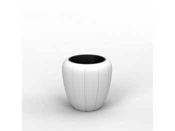 Flower pot LAMELA LA896-05 DONICA MEDIUM GAJA 400 WHITE 