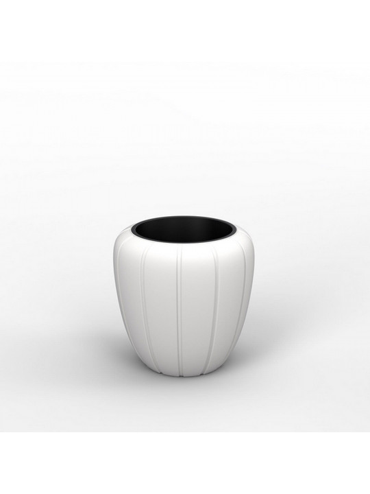 Flower pot LAMELA LA896-05 DONICA MEDIUM GAJA 400 WHITE 