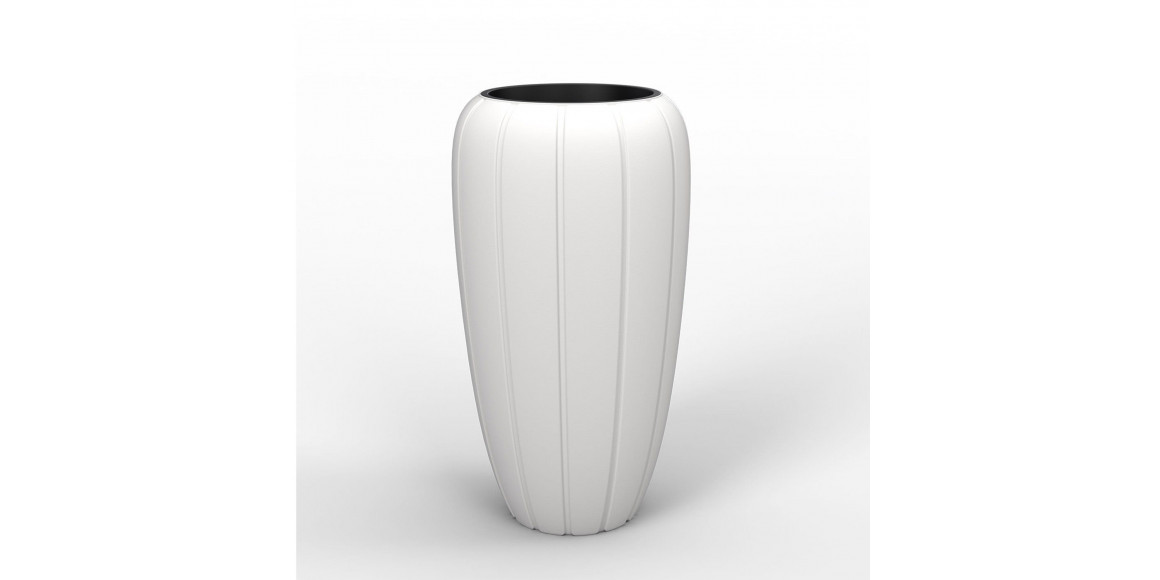 Flower pot LAMELA LA897-05 DONICA BIG GAJA 400 WHITE 