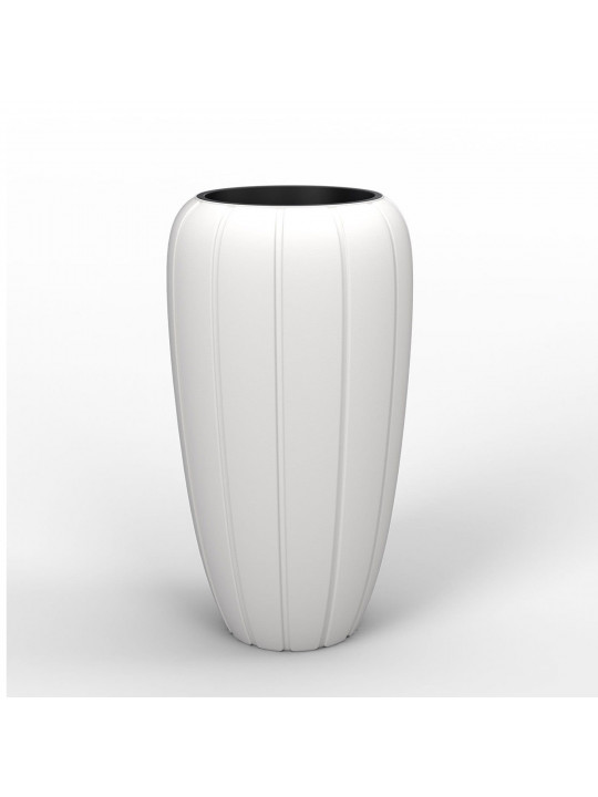 Цветочный горшок LAMELA LA897-05 DONICA BIG GAJA 400 WHITE 