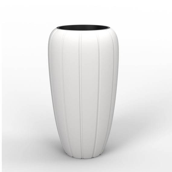 Flower pot LAMELA LA897-05 DONICA BIG GAJA 400 WHITE 