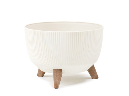 Flower pot LAMELA LA960-74 MISA ROMA JUMPER ECO RECYCLED 400 CREAM 