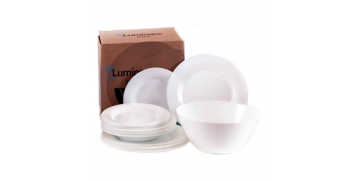 Набор тарелок LUMINARC Q6558 SET 19PC VIDRIS 