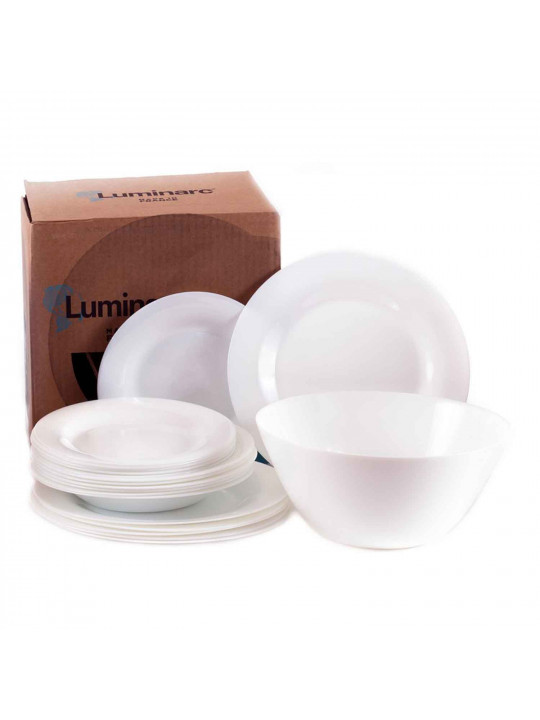 Набор тарелок LUMINARC Q6558 SET 19PC VIDRIS 