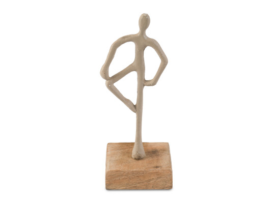 Դեկորատիվ առարկաներ KOOPMAN STATUE 21CM 3ASS TAUPE (F7) (131018) (A68120560)
