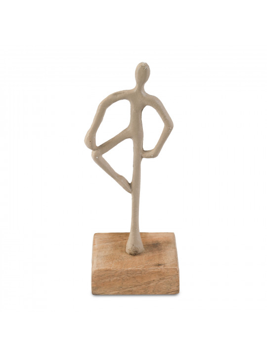 Դեկորատիվ առարկաներ KOOPMAN STATUE 21CM 3ASS TAUPE (F7) (131018) (A68120560)