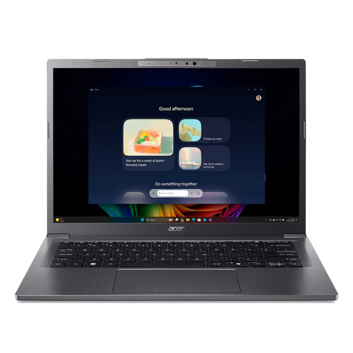 Նոթբուք ACER Aspire 14 AI A14-52M-75A3 (U7-256V) 14 OLED 16GB 512GB W11H (Steel Gray) (NX.JFVER.001)