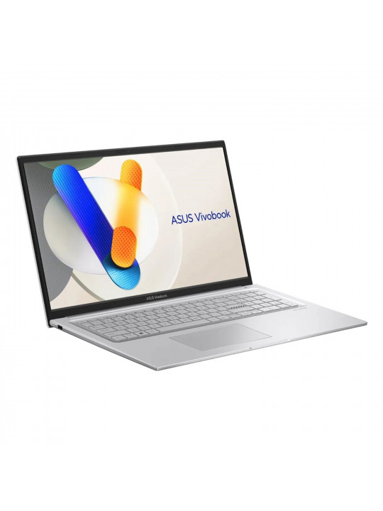Նոթբուք ASUS Vivobook 17 X1704VA-AU883 (Core 5-120U) 17.3 16GB 512GB (Cool Silver)+Bag (90NB13X1-M00BW0)
