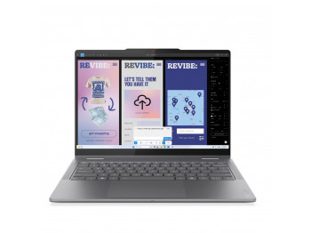 Նոթբուք LENOVO YOGA 7 2-in-1 14ILL10 (U7-256V) 14 Touch 16GB 1TB (Luna Grey) (83JQ003FRK)