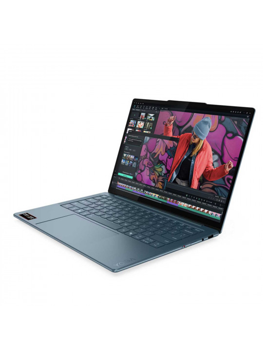 Նոթբուք LENOVO Yoga Slim 7 14AKP10 (Ryzen AI 5 340) 14 2.8K OLED 16GB 1TB W11H (Tidal Teal) (83JY0009RK)