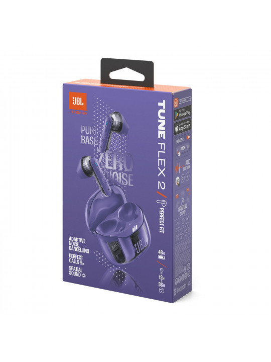 Tws ականջակալ JBL Tune Flex 2 Ghost (Mauve) 