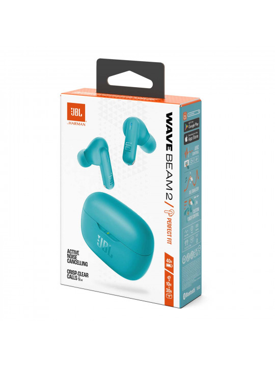Tws ականջակալ JBL Wave Beam 2 (Blue) 