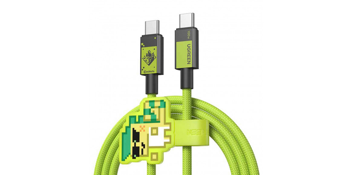 Մալուխ UGREEN L512 Type-C  to Type-C 1M Genshin Inpact (Green) (45063GI)