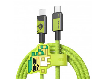 Cable UGREEN L512 Type-C  to Type-C 1M Genshin Inpact (Green) (45063GI)