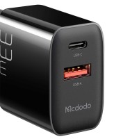 Հոսանքի ադապտոր MCDODO 33W 1C + 1A Digital Display Fast Charger (Black) (CH-0921)