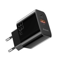 Հոսանքի ադապտոր MCDODO 33W 1C + 1A Digital Display Fast Charger (Black) (CH-0921)
